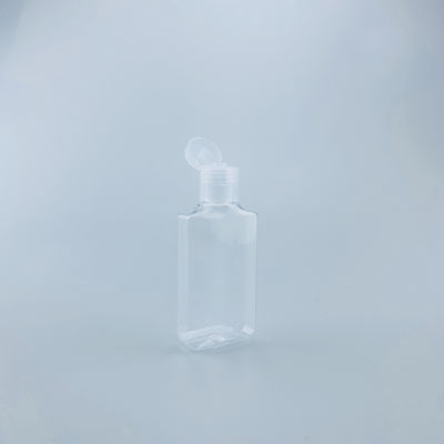 Botol Segi Delapan Transparan Kapasitas Tutup Flip 60ml
