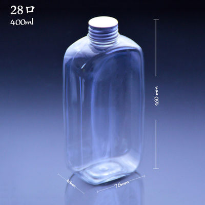 Tutup Aluminium Tebal 400ml 28mm Botol Jus Bening